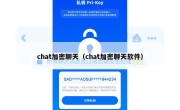 chat加密聊天（chat加密聊天软件）