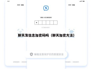 聊天发信息加密码吗（聊天加密方法）