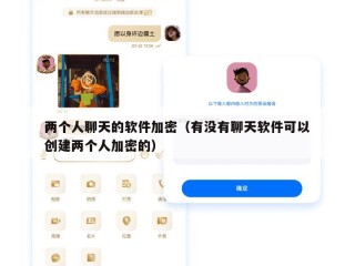 两个人聊天的软件加密（有没有聊天软件可以创建两个人加密的）