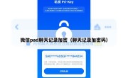 微信pad聊天记录加密（聊天记录加密码）