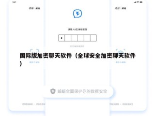 国际版加密聊天软件（全球安全加密聊天软件）