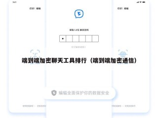 端到端加密聊天工具排行（端到端加密通信）