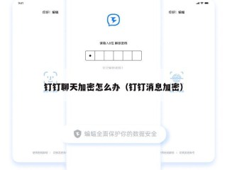 钉钉聊天加密怎么办（钉钉消息加密）
