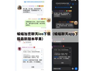 蝙蝠加密聊天ios下载（蝙蝠聊天app下载最新版本苹果）