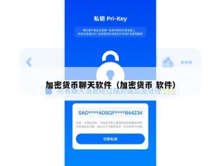 加密货币聊天软件（加密货币 软件）