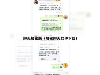 聊天加密版（加密聊天软件下载）