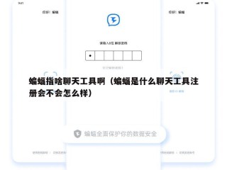蝙蝠指啥聊天工具啊（蝙蝠是什么聊天工具注册会不会怎么样）