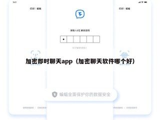 加密即时聊天app（加密聊天软件哪个好）