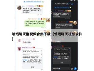 蝙蝠聊天群视频合集下载（蝙蝠聊天视频软件）