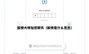 解梗大师加密聊天（解梗是什么意思）