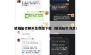 蝙蝠加密聊天免费版下载（蝙蝠加密消息）
