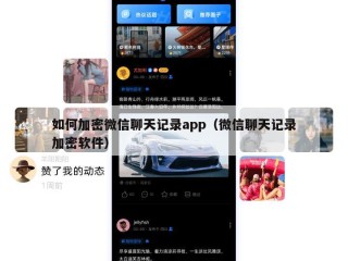 如何加密微信聊天记录app（微信聊天记录加密软件）