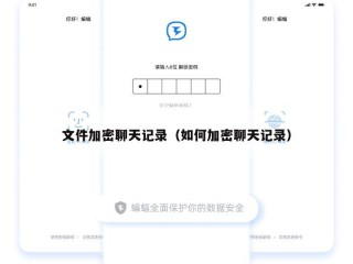 文件加密聊天记录（如何加密聊天记录）