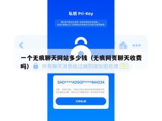 一个无痕聊天网站多少钱（无痕网页聊天收费吗）