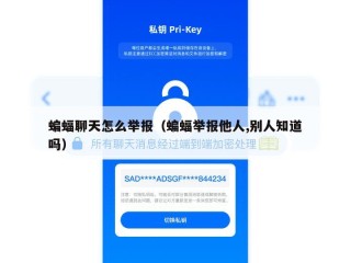 蝙蝠聊天怎么举报（蝙蝠举报他人,别人知道吗）