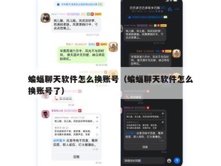 蝙蝠聊天软件怎么换账号（蝙蝠聊天软件怎么换账号了）