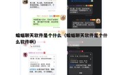 蝙蝠聊天软件是个什么（蝙蝠聊天软件是个什么软件啊）