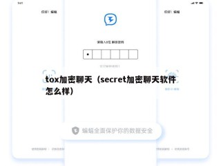 tox加密聊天（secret加密聊天软件怎么样）