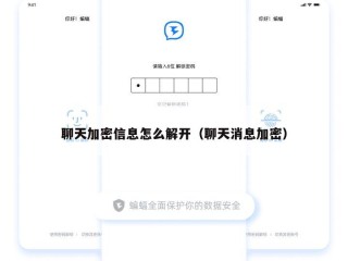 聊天加密信息怎么解开（聊天消息加密）