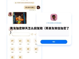 男友加密聊天怎么回复她（男朋友微信加密了）
