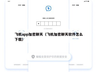 飞机app加密聊天（飞机加密聊天软件怎么下载）