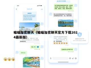 蝙蝠加密聊天（蝙蝠加密聊天官方下载2024最新版）