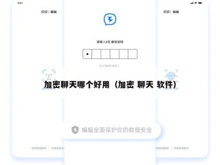 加密聊天哪个好用（加密 聊天 软件）