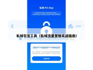 私域引流工具（私域流量营销实战指南）