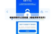 蝙蝠侠聊天记录截图（蝙蝠侠聊天软件）