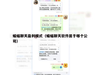 蝙蝠聊天盈利模式（蝙蝠聊天软件属于哪个公司）