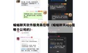 蝙蝠聊天软件服务商在哪（蝙蝠聊天app是哪个公司的）