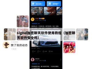 signal加密聊天软件使用教程（加密聊天软件安全吗）