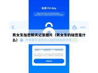 男女生加密聊天记录图片（男女生的秘密是什么）