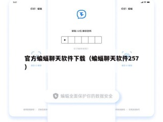 官方蝙蝠聊天软件下载（蝙蝠聊天软件257）