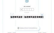 加密聊天语言（加密聊天语言有哪些）