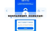 微信如何加密群组聊天（微信群能否加密）