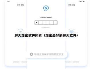 聊天加密软件网页（加密最好的聊天软件）