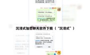 沉浸式加密聊天软件下载（“沉浸式”）