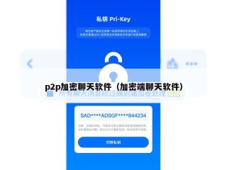 p2p加密聊天软件（加密端聊天软件）