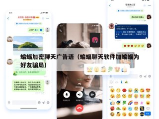 蝙蝠加密聊天广告语（蝙蝠聊天软件加蝙蝠为好友骗局）