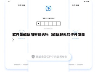 软件是蝙蝠加密聊天吗（蝙蝠聊天软件开发商）