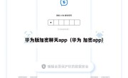 华为版加密聊天app（华为 加密app）