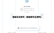 蝙蝠交友聊天（蝙蝠聊天正规吗）