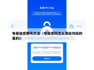 电报加密聊天方法（电报密码怎么发给对应的是的）