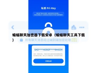 蝙蝠聊天加密器下载安卓（蝙蝠聊天工具下载）