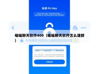 蝙蝠聊天软件400（蝙蝠聊天软件怎么建群）