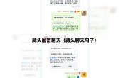 藏头加密聊天（藏头聊天句子）