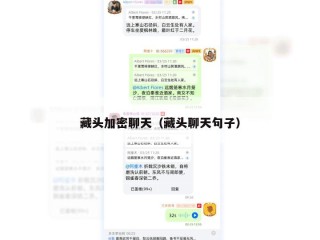藏头加密聊天（藏头聊天句子）