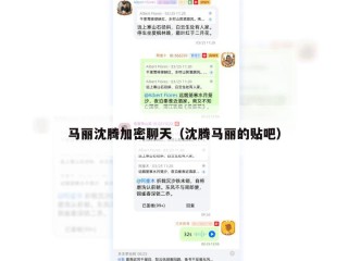 马丽沈腾加密聊天（沈腾马丽的贴吧）