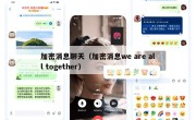 加密消息聊天（加密消息we are all together）